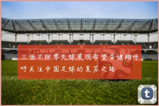 三场不败零失球展现希望黄健翔呼吁关注中国足球的复苏之路